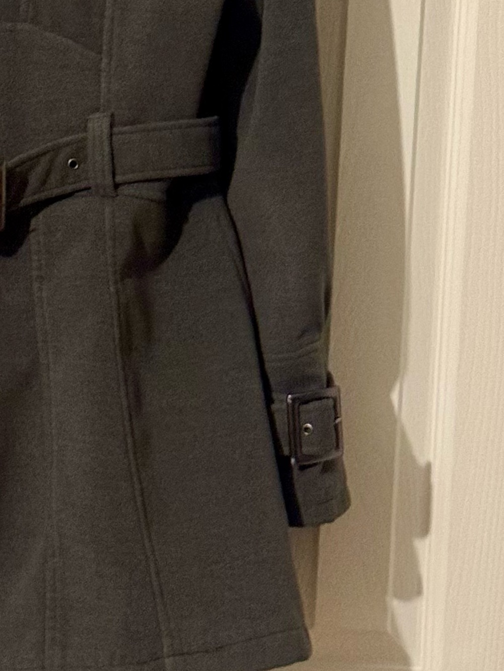 Worthington Fur Collared Pea Coat Medium - Picture 10 of 12